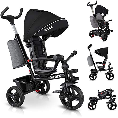 Kidiz Dreirad 5in1 Schwarz